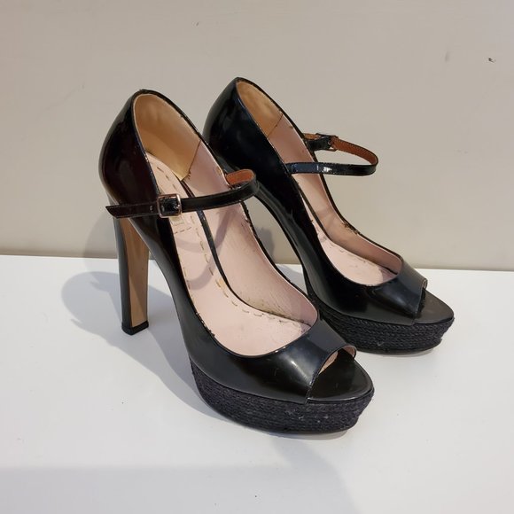 Miu Miu black patent leather platform heels - Picture 3 of 12